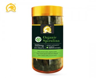 Gold Kiwi 金奇维 天然螺旋藻500mg 600片 Gold Kiwi 金奇维 天然螺旋藻500mg 600片